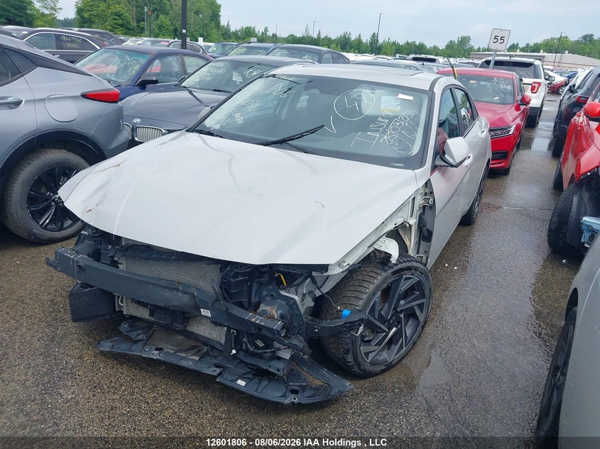 Vin: kmhln4dj5ru111038, lot: 2999276, hyundai elantra hybrid 20242
