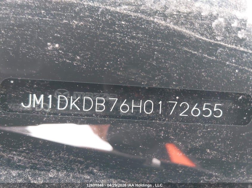 2017 Mazda Cx-3 Gx VIN: JM1DKDB76H0172655 Lot: 12601846