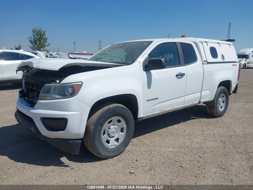 2019 Chevrolet Colorado, Удар спереду, IAAI, VIN 1GCHTBEA4K1316084 — фото 2
