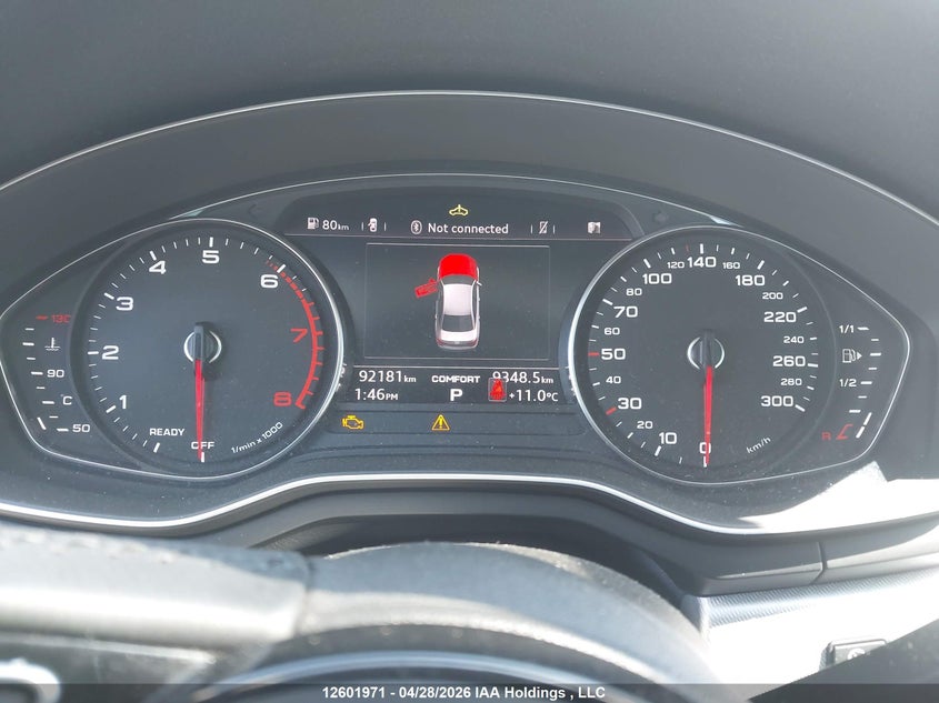 2019 Audi A4 Allroad 45 Progressiv VIN: WAUBNAF41KA100192 Lot: 12601971