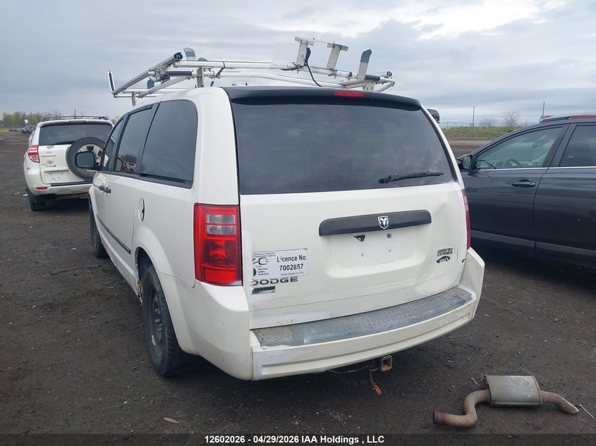 2009 DODGE CARAVAN VAN 3.3L V6 FI OHV 12V NF2
