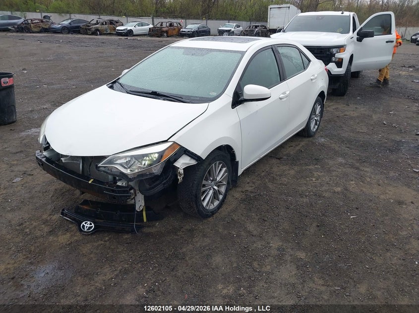 2015 Toyota Corolla, Удар спереди, IAAI, VIN 2T1BURHE4FC281011 — фото 2