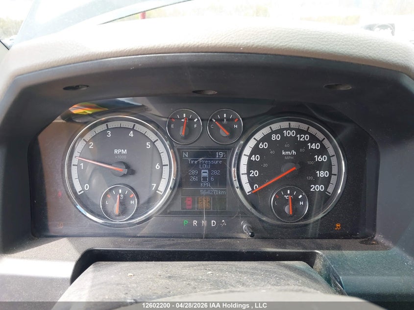 2010 DODGE RAM PICKUP 5.7L V-8 VVT, 390HP