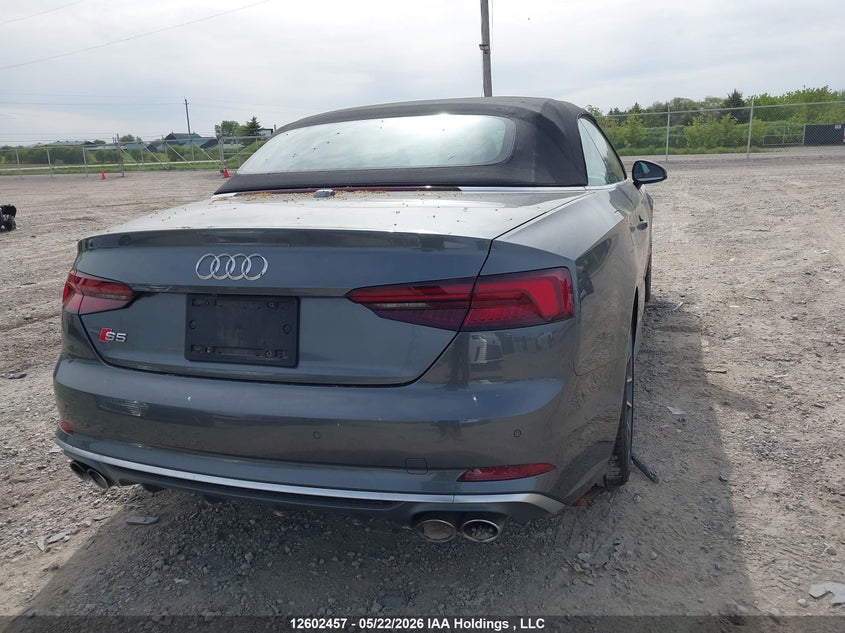 Vin: wau24gf57jn021857, lot: 3000007, audi s5 3.0t technik 20184