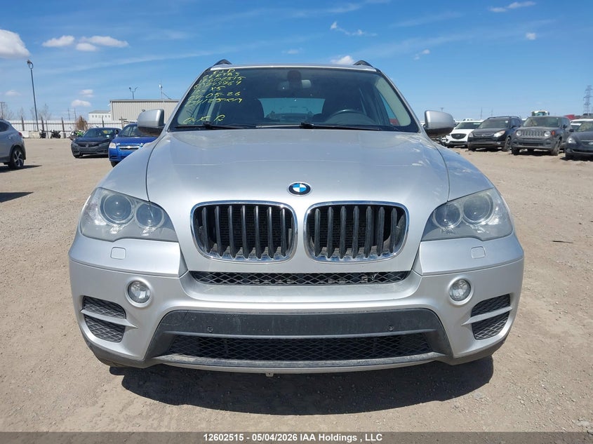 2012 BMW X5 3.0 xDrive35I silver Lot 111012602515 Vin 5UXZV4C54CL749764