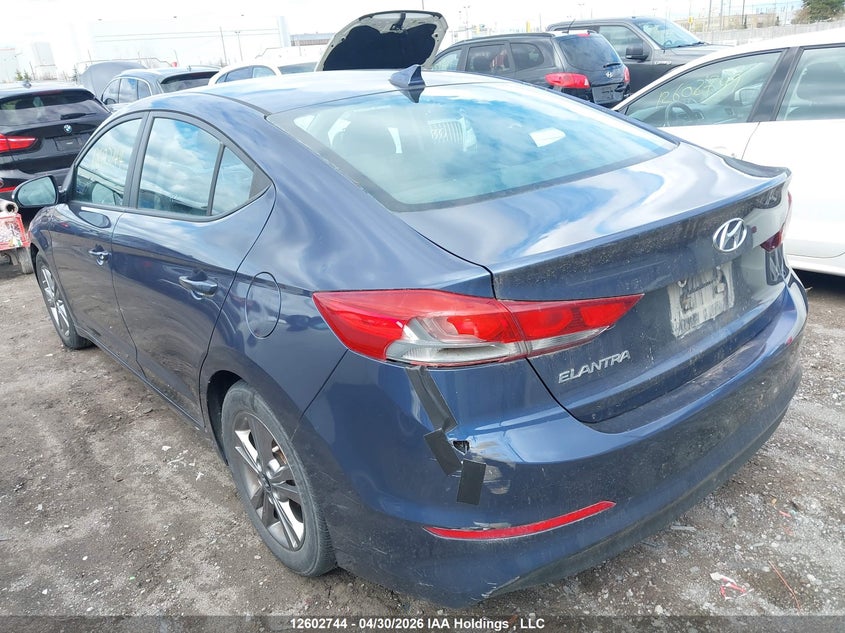 Vin: kmhd84lf6hu340822, lot: 3000311, hyundai elantra se/value/limited 20173