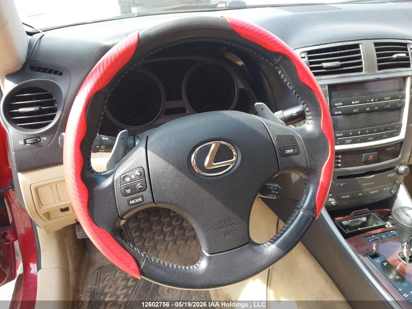 2007 Lexus Is 250 VIN: JTHCK262X75011031 Lot: 12602756