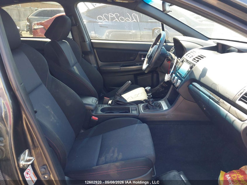 2017 SUBARU WRX SEDAN 2.0L H-4 DI, DOHC, VVT, TURBO, 268HP
