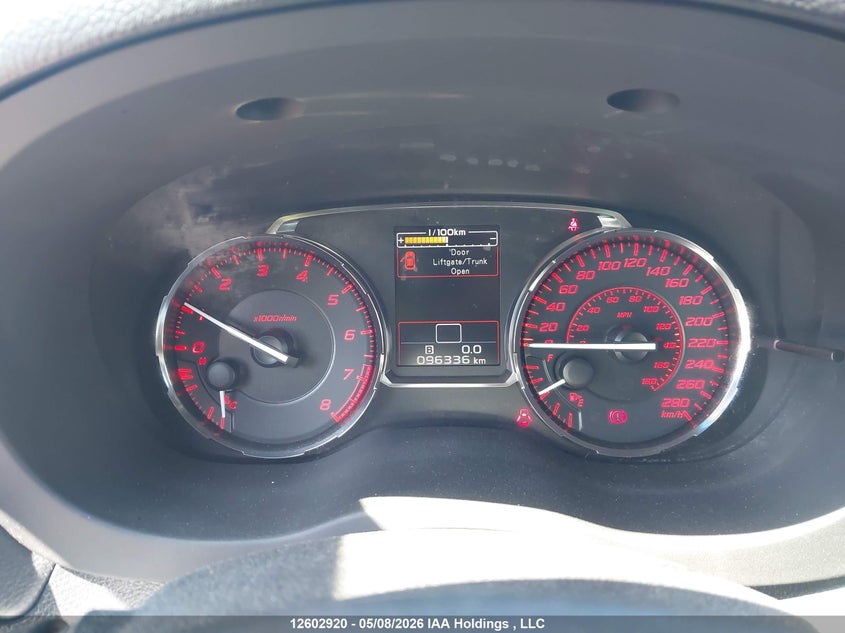 2017 SUBARU WRX SEDAN 2.0L H-4 DI, DOHC, VVT, TURBO, 268HP