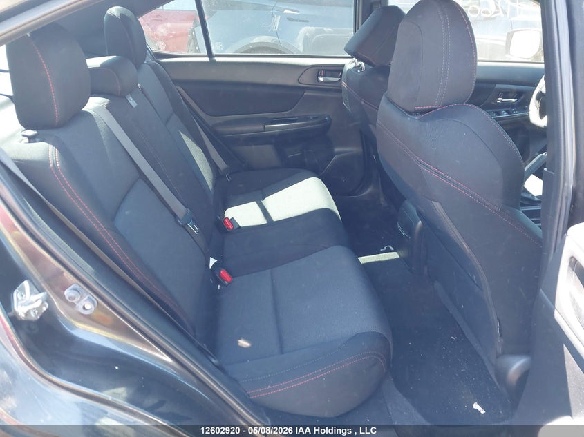 2017 SUBARU WRX SEDAN 2.0L H-4 DI, DOHC, VVT, TURBO, 268HP