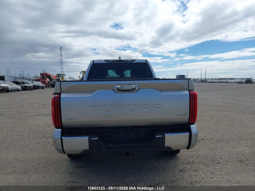 2023 Toyota Tundra Crewmax Limited VIN: 5TFJC5EC6PX004079 Lot: 12603123
