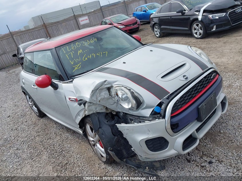 2017 Mini 3 Door John Cooper Works VIN: WMWXM9C33H2G49417 Lot: 12603364