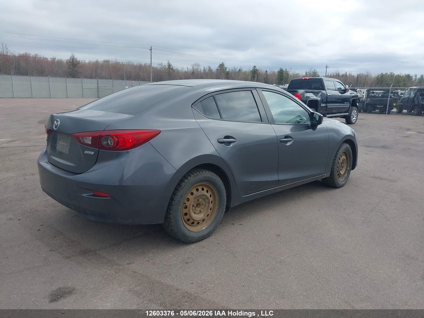 Vin: jm1bm1u73e1118569, lot: 3001014, mazda 3 sport 20144