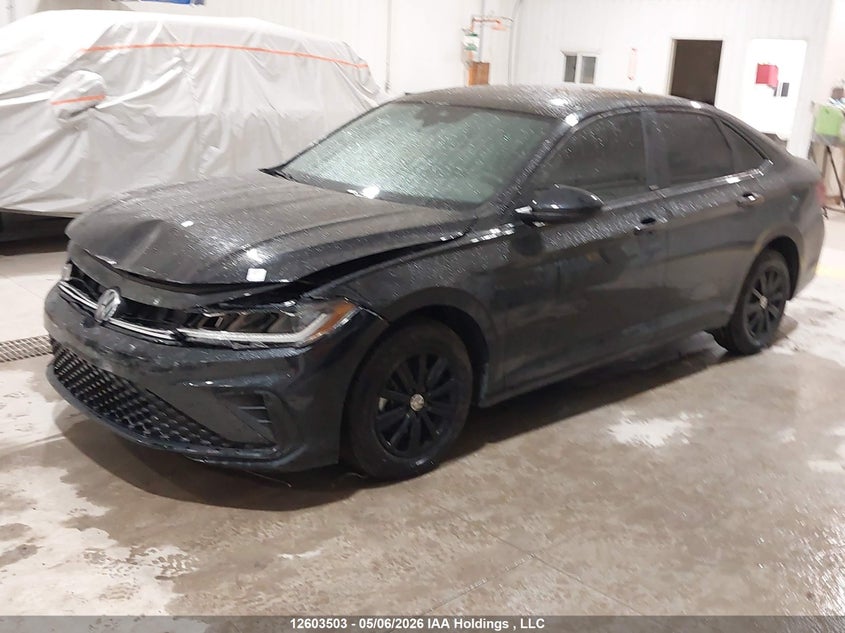 2025 Volkswagen Jetta Comfortline, Front, IAAI, VIN 3VWSX7BU0SM105924 — photo 2