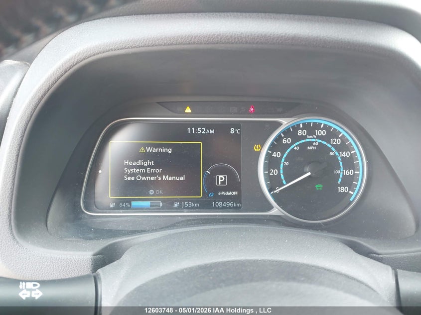 2018 NISSAN LEAF HATCHBACK ELECTRIC