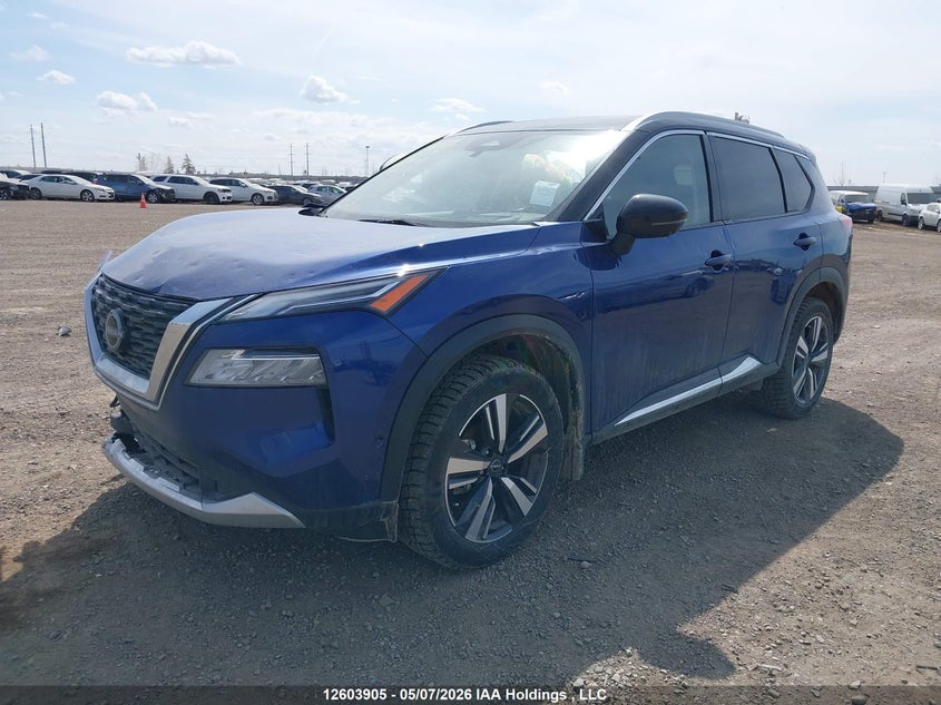 2023 Nissan Rogue Platinum, Front, IAAI, VIN JN8BT3DD3PW322044 — photo 2