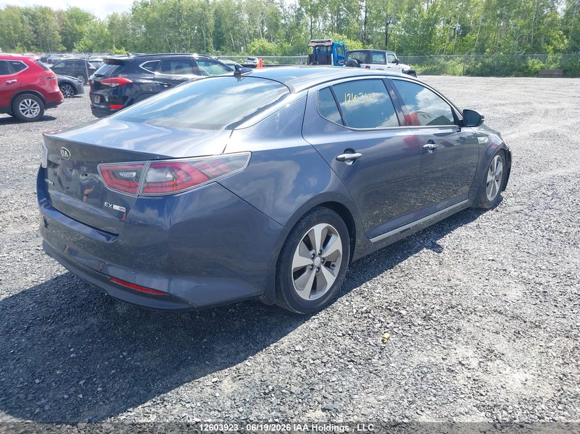 Vin: knagn4ad4e5074442, lot: 3001633, kia optima hybrid 20144