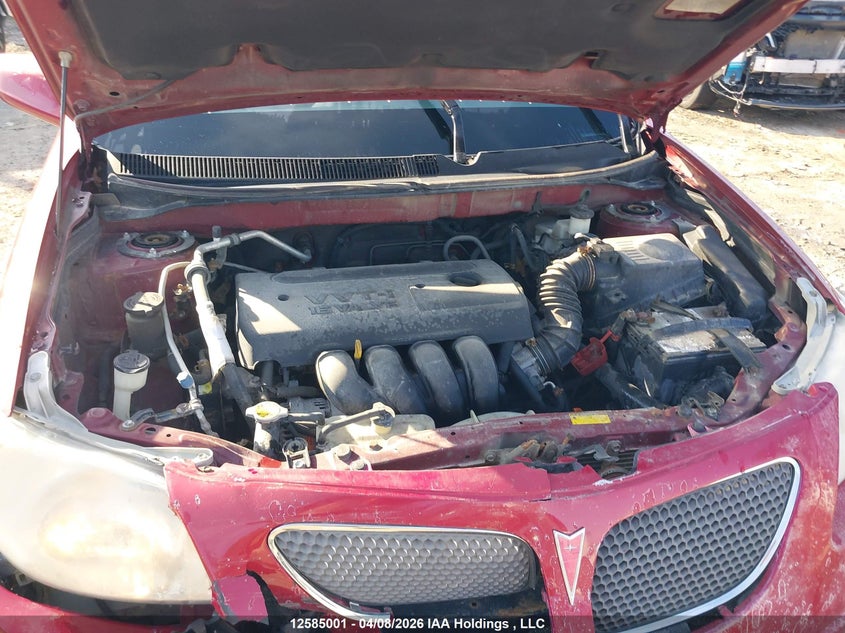 2008 Pontiac Vibe VIN: 5Y2SL65868Z424307 Lot: 12585001X