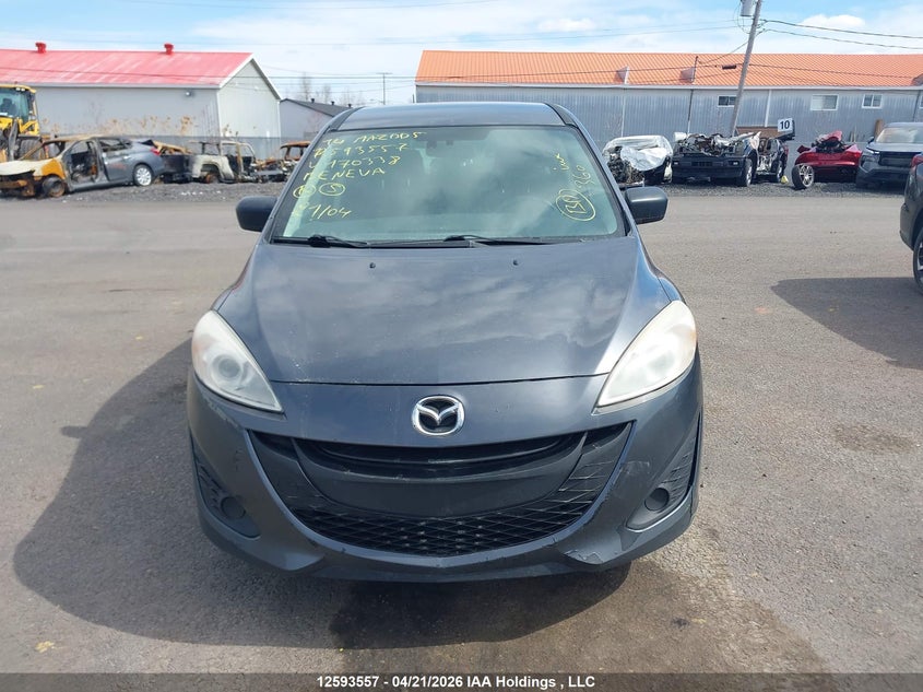 2014 Mazda Mazda5 Gs VIN: JM1CW2CL1E0170338 Lot: 12593557X
