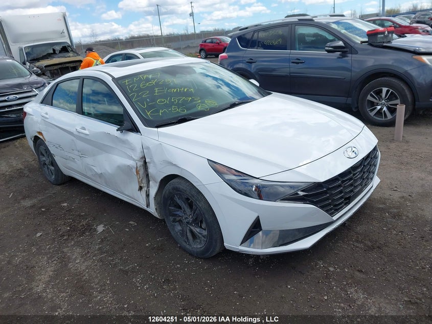 Vin: kmhln4aj1nu015793, lot: 3001999, hyundai elantra hybrid 2022 img_1