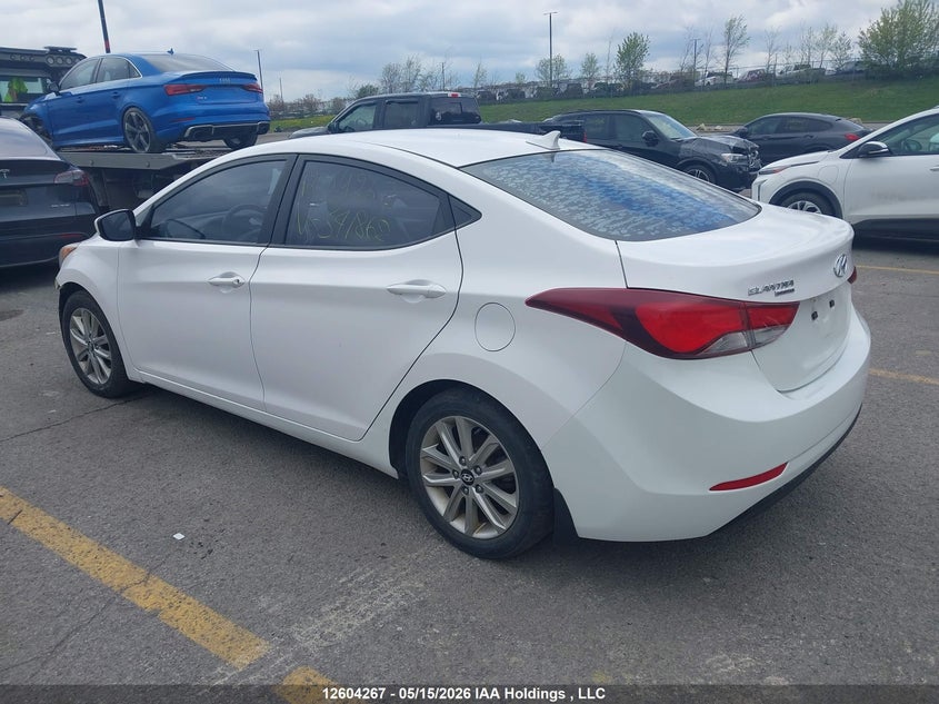 Vin: kmhdh4ae3fu341868, lot: 3002015, hyundai elantra sport appearance 20153