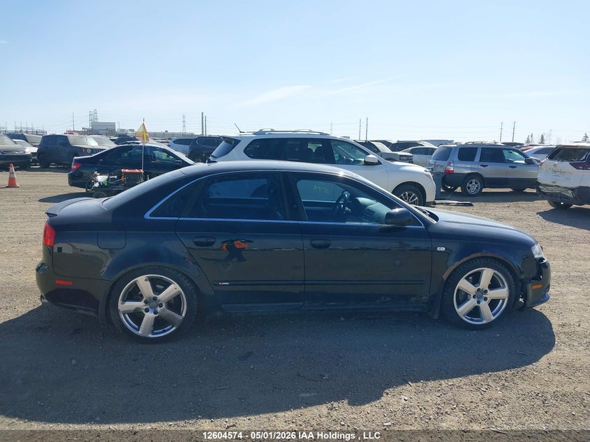 2007 Audi A4 S-Line 2.0T Quattro Turbo VIN: WAUEF78E77A174002 Lot: 12604574