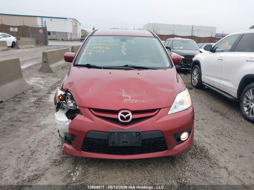 2010 Mazda Mazda5 Gs/Gt VIN: JM1CR2W39A0389836 Lot: 12604577