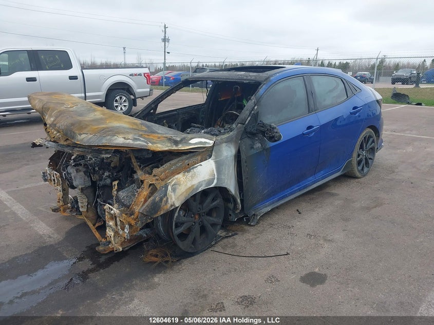 Vin: shhfk7g48hu301794, lot: 3002404, honda civic sport 20172