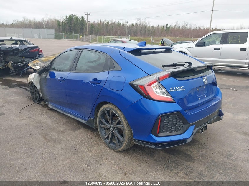 Vin: shhfk7g48hu301794, lot: 3002404, honda civic sport 20173