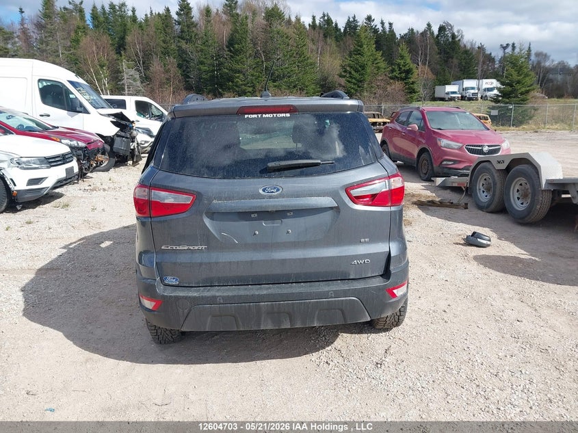 2019 Ford Ecosport Se VIN: MAJ6S3GL0KC273873 Lot: 12604703