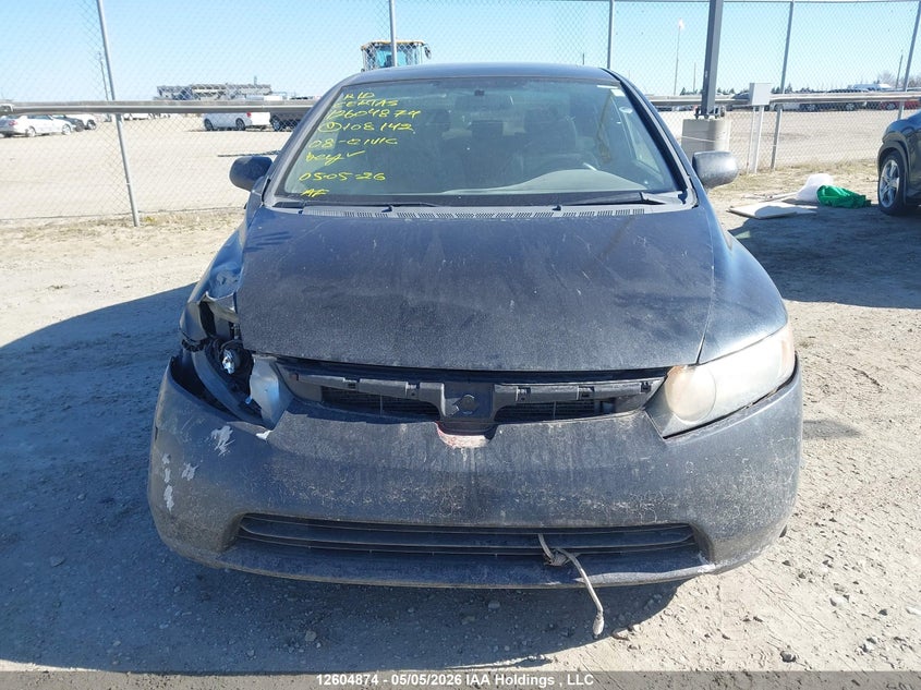 2008 Honda Civic Lx VIN: 2HGFA16598H108142 Lot: 12604874