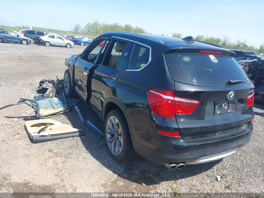 2015 BMW X3 SPORT UTILITY VEHICLE 2.0L I-4 DI, DOHC, VVT, TURBO, 241HP