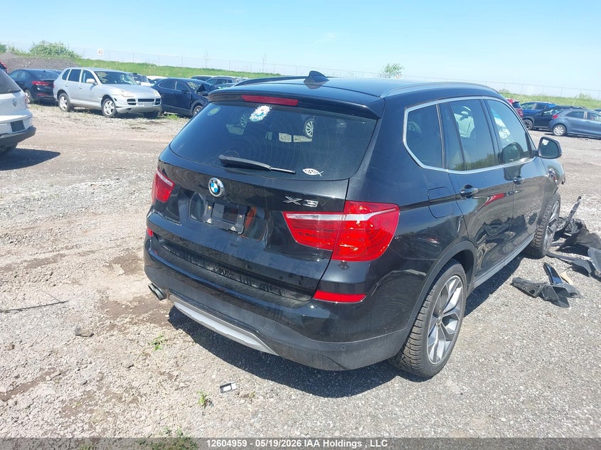 2015 BMW X3 SPORT UTILITY VEHICLE 2.0L I-4 DI, DOHC, VVT, TURBO, 241HP