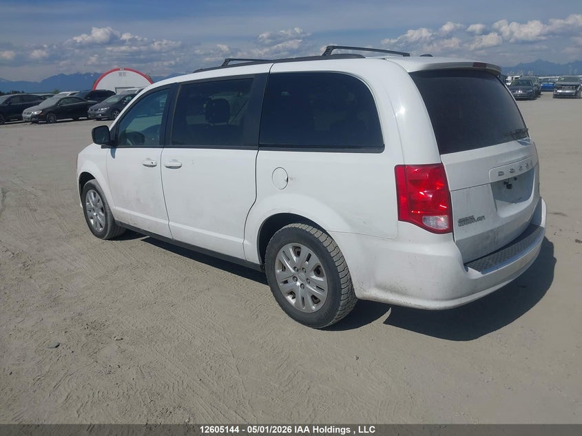 2018 Dodge Caravan 3.6 Se White Lot 111012605144 Vin 2C4RDGBG2JR197291