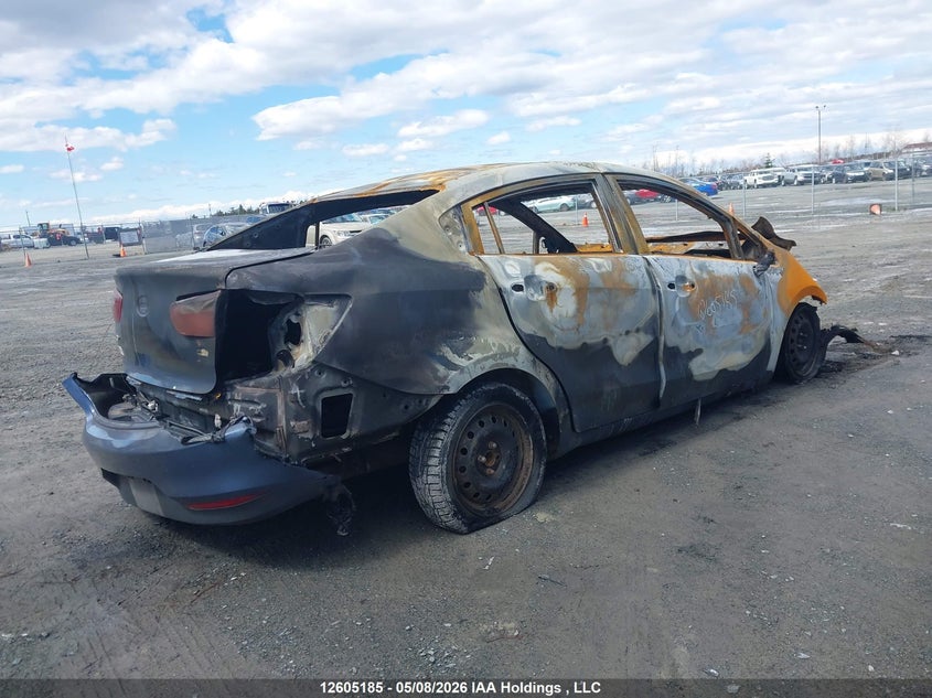 Vin: knadm4a35g6005947, lot: 3003013, kia rio lx 20164