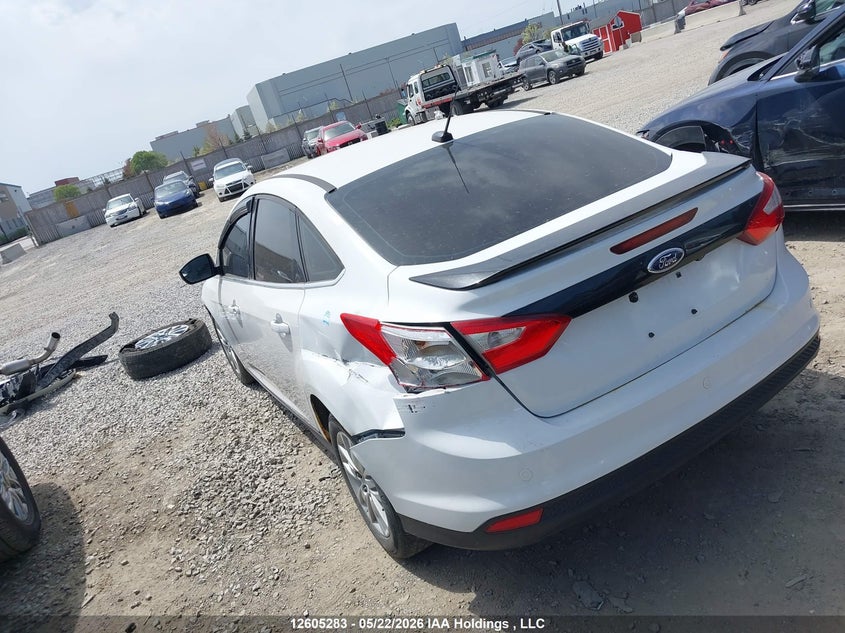 2012 Ford Focus 2.0 White Lot 111012605283 Vin 1FAHP3H29CL305253