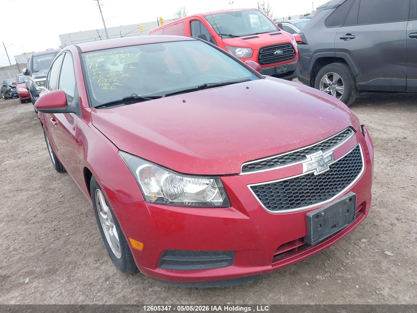 2014 Chevrolet Cruze Lt, Лівий перед, IAAI, VIN 1G1PE5SB6E7442512