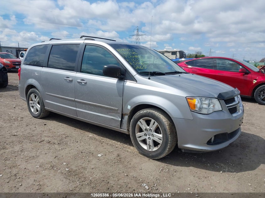 2017 Dodge Grand Caravan Crew, Правый бок, IAAI, VIN 2C4RDGDGXHR783776