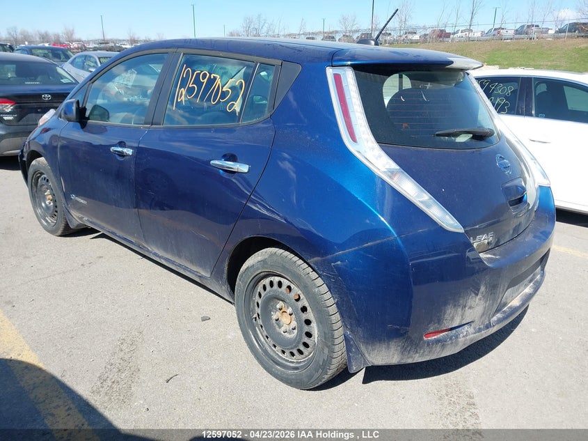 Vin: 1n4bz0cp6gc307601, lot: 3003482, nissan leaf sv 20163