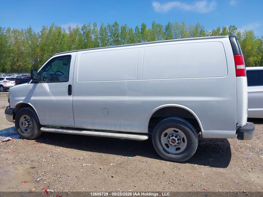2017 Gmc Savana 4.8 G2500 white Lot 111012605729 Vin 1GTW7AFF6H1252588