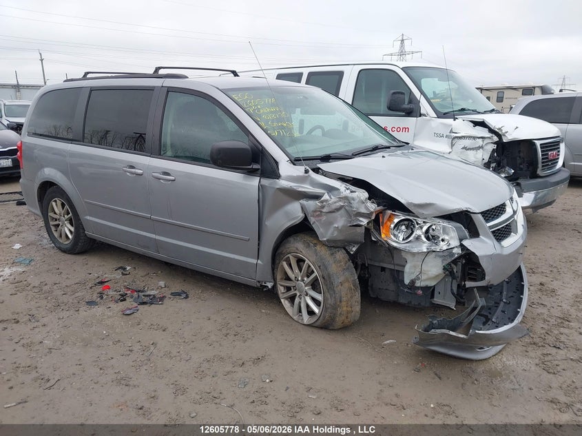 2017 Dodge Caravan 3.6 Grand Cvp/Sxt silver Lot 111012605778 Vin 2C4RDGBG6HR873770