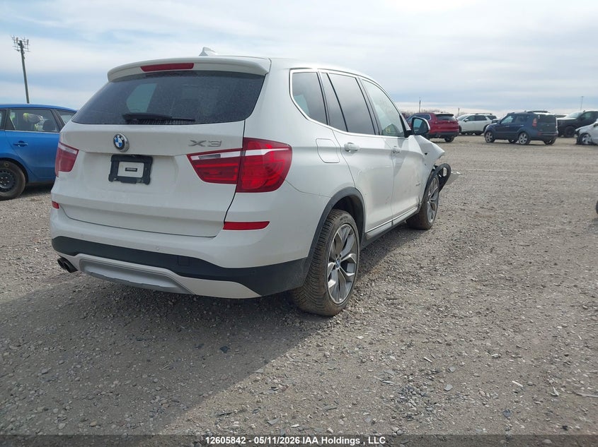 Vin: 5uxwx9c53h0t13345, lot: 3003719, bmw x3 xdrive28i 20174