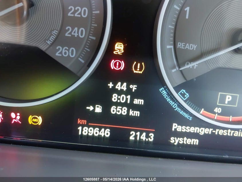 2013 BMW 3ER SEDAN 2.0L I-4 DI, DOHC, VVT, TURBO, 241HP