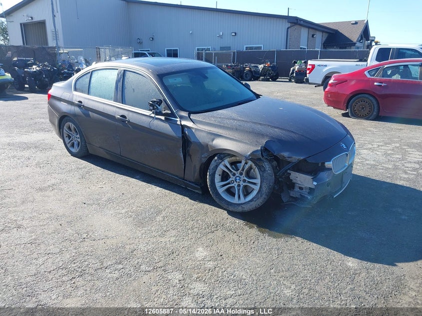 2013 BMW 328I xDrive/xDrive Classic Line, Front, IAAI, VIN WBA3B3C57DJ811534