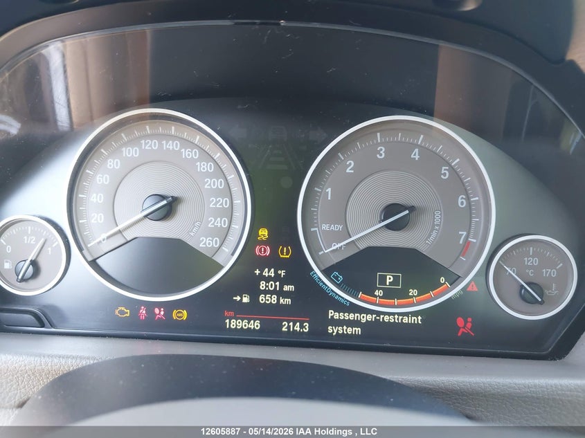 2013 BMW 3ER SEDAN 2.0L I-4 DI, DOHC, VVT, TURBO, 241HP