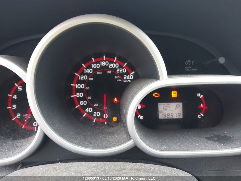 2010 Toyota Matrix Xr VIN: 2T1KE4EE2AC039413 Lot: 12605913