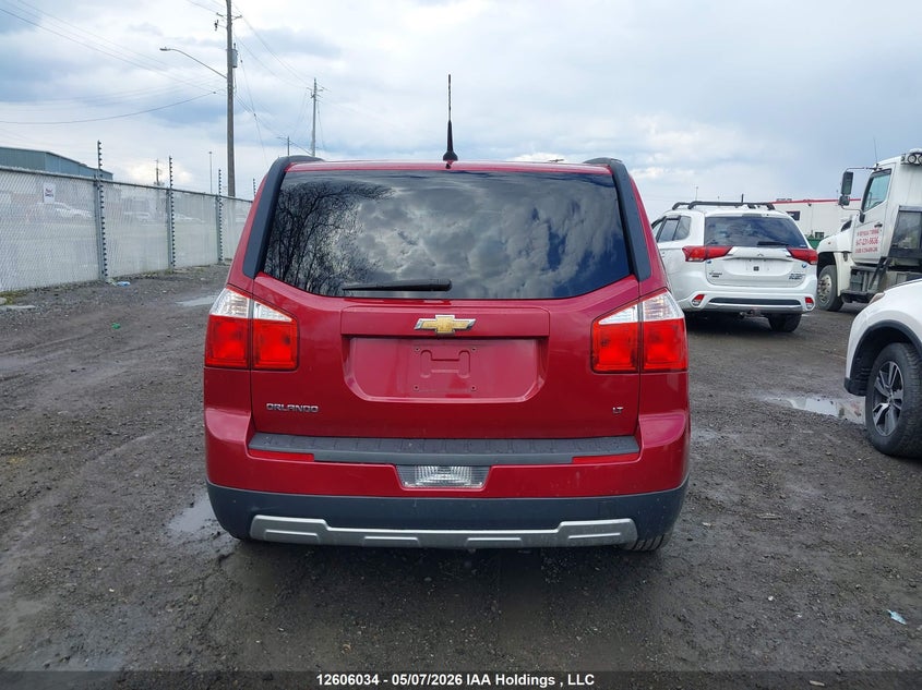 2012 Chevrolet Orlando Lt VIN: KL77P2EMXCK571180 Lot: 12606034