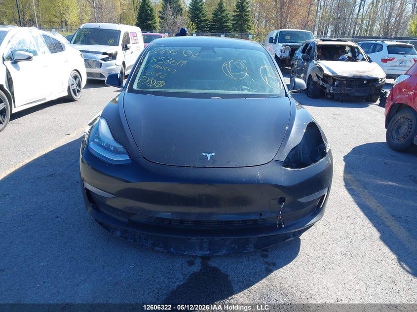 2021 Tesla Model 3 Standard Range/Standard Range Plus VIN: 5YJ3E1EA6MF853614 Lot: 12606322