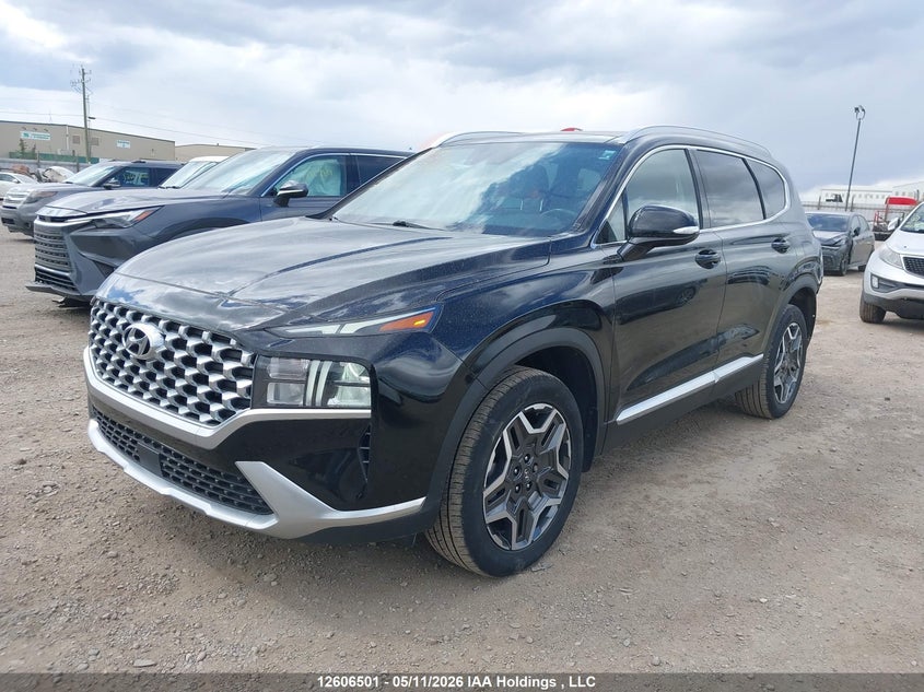 2021 Hyundai Santa Fe Preferred Hybrid Awd With Trend Package, Удар сзади, IAAI, VIN KM8S3DA16MU003042 — фото 2