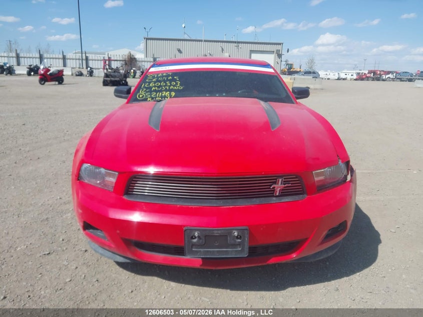 2012 Ford Mustang V6 Premium VIN: 1ZVBP8AM9C5211769 Lot: 12606503